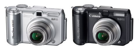Canon PowerShot A630 & A640