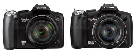 Canon PowerShot SX10 IS и PowerShot SX1 IS