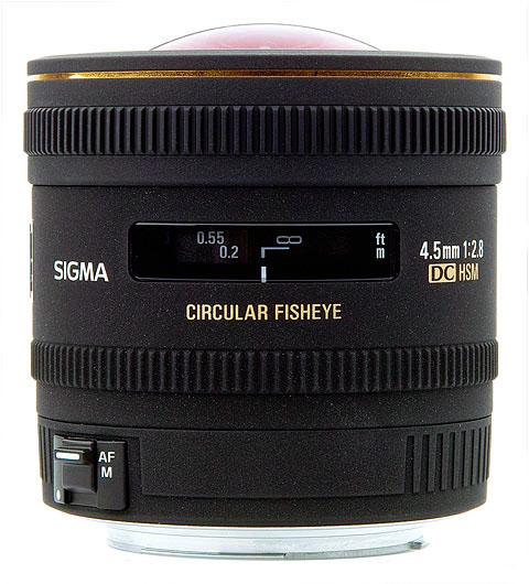 Sigma 4.5mm EX DC Circular Fisheye HSM