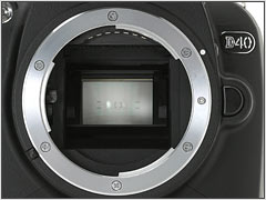Крепление объектива Nikon D40