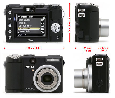 Nikon Coolpix P5000 - со всех сторон